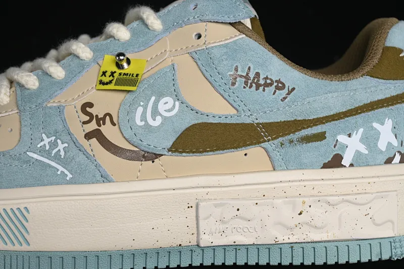 All categories Nk Air Force 1 Air Force series Nk Air Force 1 Fontanka Air Force low-top Nk Air Force 1 Fontanka "Enjoy life" Air Force One customized low-top casual sneakers CW6688-508